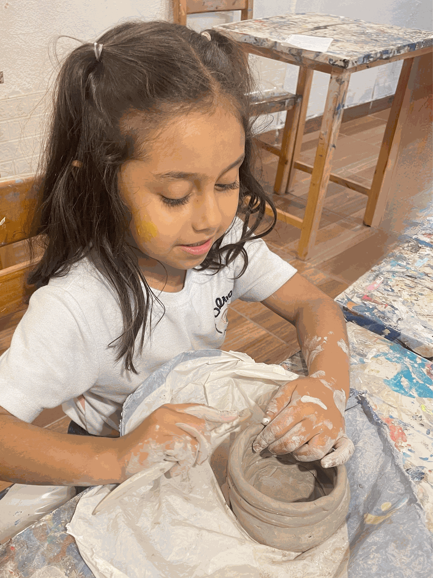 Clases de escultura en el Valle de los Chillos