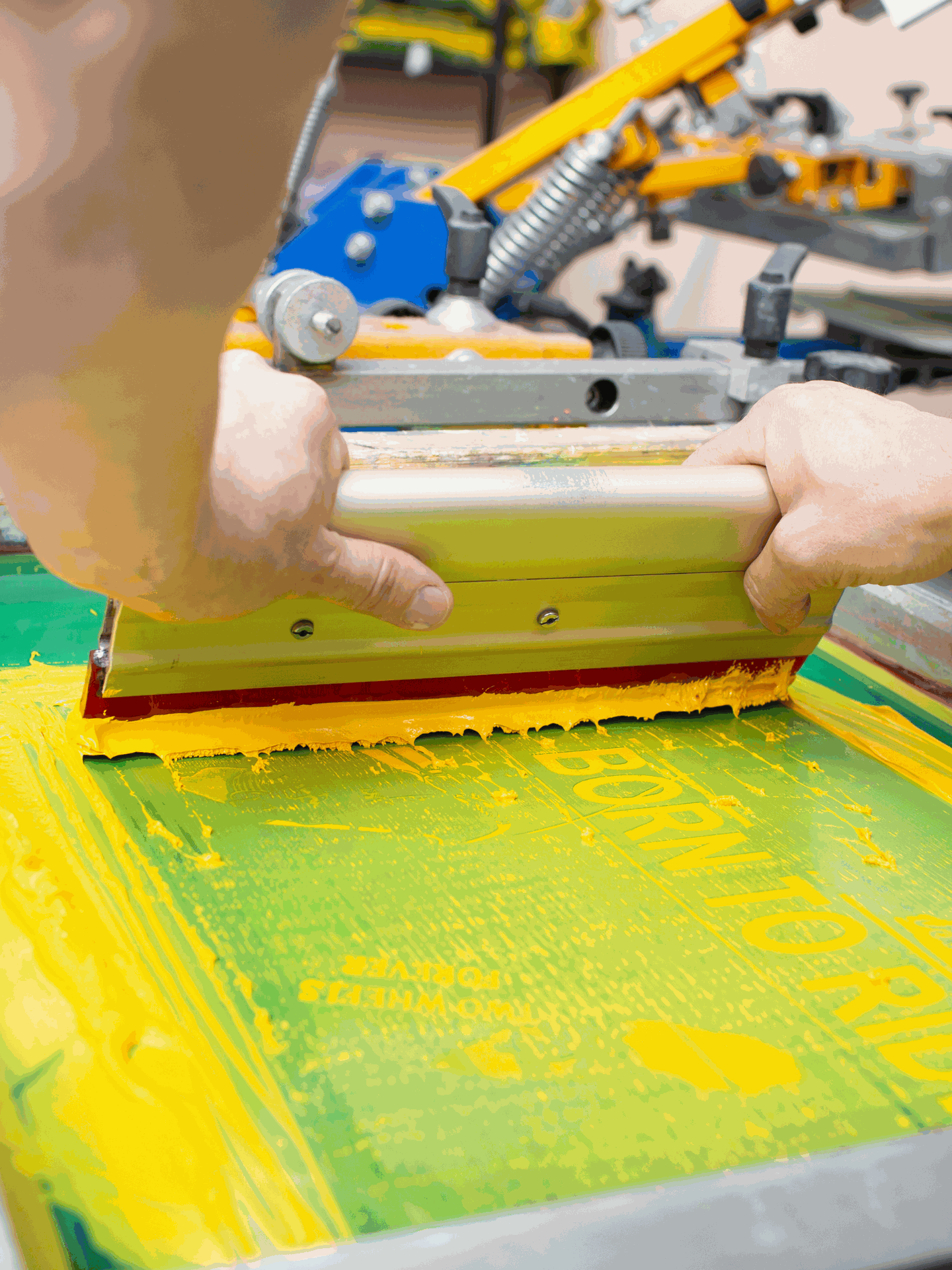 Clases de serigrafía en Luz y Arte Bernal